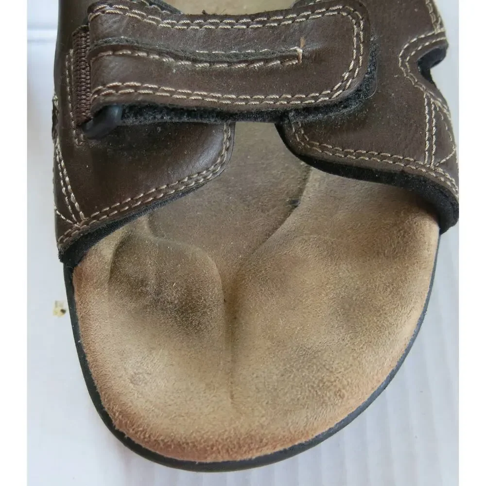 DOCKERS Outdoor Sport Sandal Size 12M Men Adjustable Gorpcore Summer Brown
